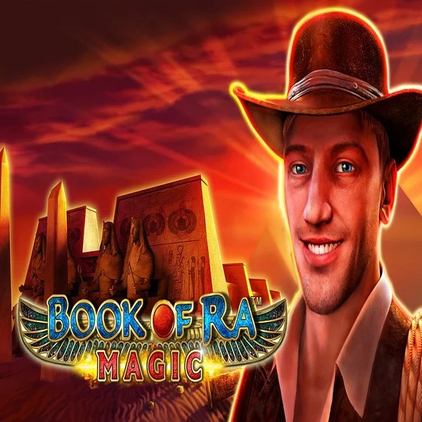 Official Slots logo: Book of Ra Magic by Greentube at Lolo Casino