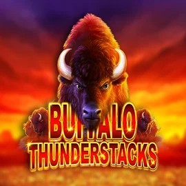 Buffalo Thunderstacks online game logo by Amatic Industries on lolocasinoo.com