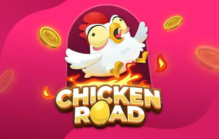Chicken Road online game logo by InOut on lolocasinoo.com