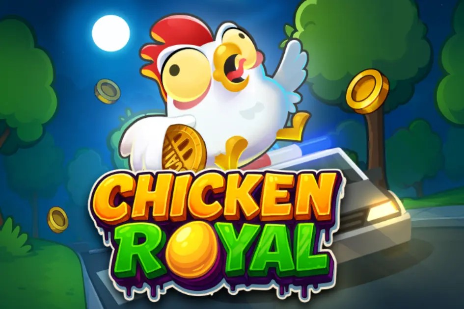 Chicken Royal slot logo by InOut at Lolo Casino