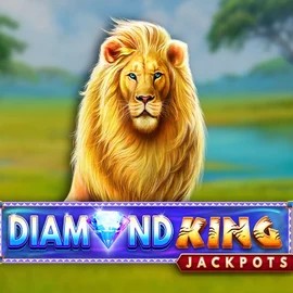 Diamond King Jackpots casino game by SpinPlay Games – featured logo at Lolo Casino