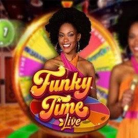 Funky Time by Evolution, showcased at lolocasinoo.com – game logo