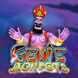 Official Jackpots logo: Genie Jackpots by Blueprint Gaming at Lolo Casino
