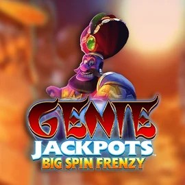 Jackpots logo of Genie Jackpots: Big Spin Frenzy from Blueprint Gaming at Lolo Casino