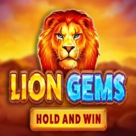 Lion Gems Hold and Win logo by Playson at Lolo Casino