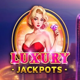 Luxury Jackpots slot logo by Triple Cherry at Lolo Casino